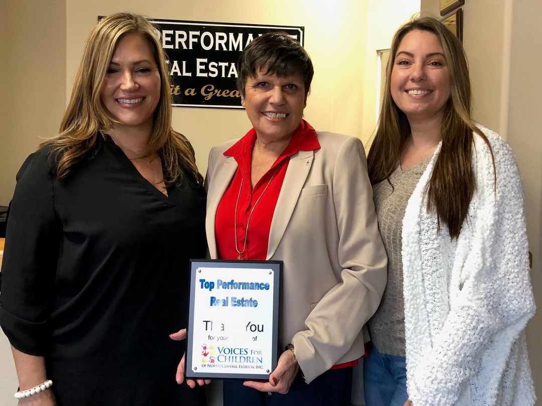 Thank You Top Performance Real Estate!